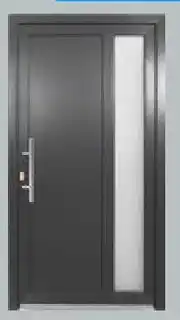 Globus Baumarkt PANTO Haustür K011 weiß/ anthrazit Angebot