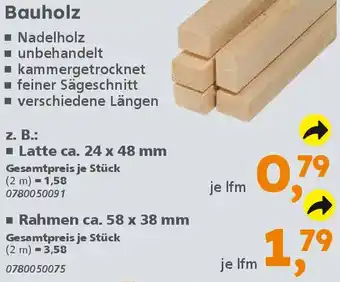 Globus Baumarkt Bauholz Angebot