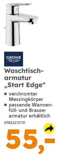 Globus Baumarkt GROHE Waschtischarmatur „Start Edge" Angebot