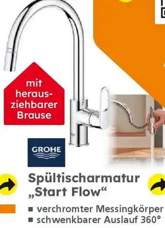 Globus Baumarkt GROHE Spültischarmatur ,,Start Flow" Angebot