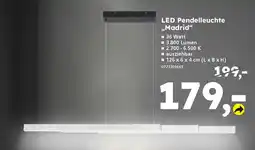 Globus Baumarkt LED Pendelleuchte ,,Madrid" Angebot