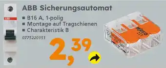 Globus Baumarkt ABB Sicherungsautomat Angebot