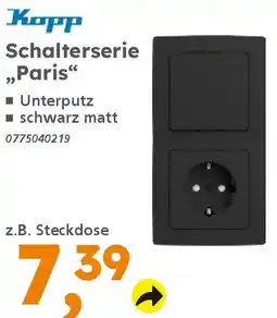 Globus Baumarkt Kopp Schalterserie „Paris" Angebot