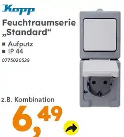 Globus Baumarkt Kopp Feuchtraumserie „Standard“ Angebot