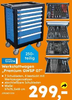 Globus Baumarkt Güde Werkstattwagen ,,Premium GWSP 07" Angebot