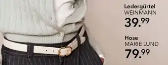 Peek & Cloppenburg Hamburg WEINMANN Ledergürtel Angebot