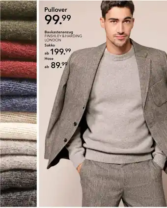 Peek & Cloppenburg Hamburg Nils Sundström Pullover Angebot