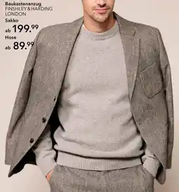 Peek & Cloppenburg Hamburg FINSHLEY & HARDING LONDON Baukastenanzug Sakko Angebot