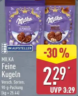 Aldi Nord MILKA Feine Kugeln Angebot
