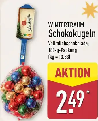 Aldi Nord WINTERTRAUM Schokokugeln Angebot