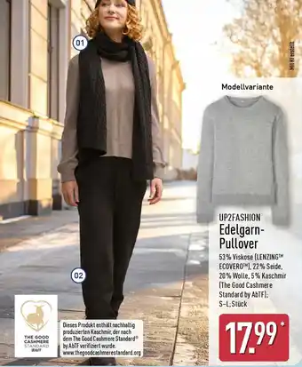 Aldi Nord UP2FASHION Edelgarn Pullover Angebot