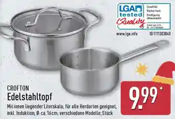 Aldi Nord CROFTON Edelstahltopf Angebot