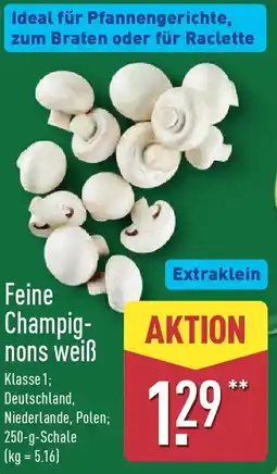 Aldi Nord Feine Champignons weiß Angebot