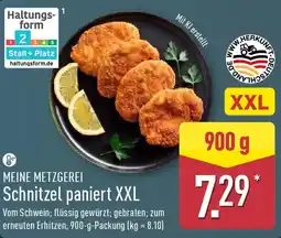 Aldi Nord MEINE METZGEREI Schnitzel paniert XXL Angebot