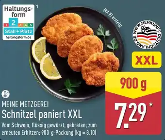 Aldi Nord MEINE METZGEREI Schnitzel paniert XXL Angebot