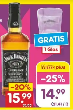 Netto Marken-Discount Jack Daniel's Old Tennessee Whiskey N7 Angebot