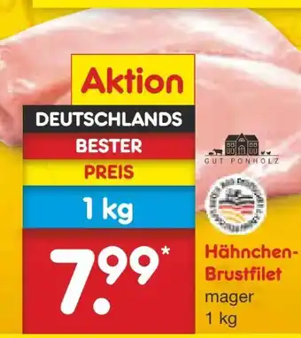 Netto Marken-Discount Gut Ponholz Hähnchen-Brustfilet Angebot
