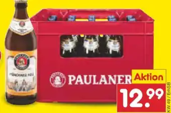 Netto Marken-Discount Paulaner Original Münchner Hell Angebot
