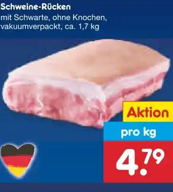 Netto Marken-Discount Schweine-Rücken Angebot