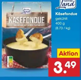 Netto Marken-Discount Gutes Land Käsefondue Angebot