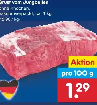 Netto Marken-Discount Brust vom Jungbullen Angebot
