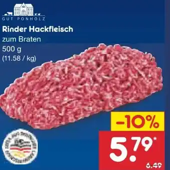 Netto Marken-Discount Gut Ponholz Rinder-Hackfleisch Angebot