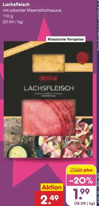 Netto Marken-Discount Delika Lachsfleisch Angebot