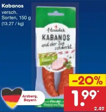 Netto Marken-Discount Houdek Kabanos Angebot