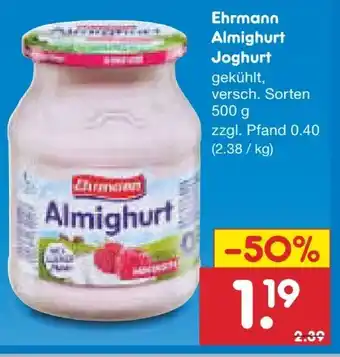Netto Marken-Discount Ehrmann Almighurt Joghurt Angebot