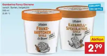 Netto Marken-Discount Gamberina Eiscreme Angebot