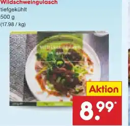 Netto Marken-Discount Gefroren Wildschweingulasch Angebot
