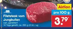 Netto Marken-Discount Gut Ponholz Filetsteak vom Jungbullen Angebot