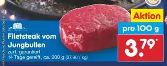 Netto Marken-Discount Gut Ponholz Filetsteak vom Jungbullen Angebot