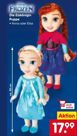 Netto Marken-Discount Disney Die Eiskönigin Frozen Puppe Angebot