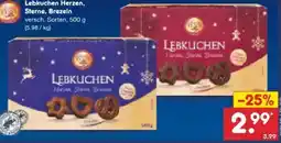 Netto Marken-Discount Santa Claus in Town Lebkuchen Herzen Angebot