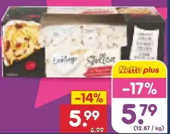 Netto Marken-Discount Lieblings Kirsch-Mandelstollen Angebot