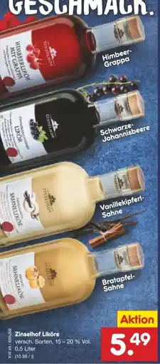 Netto Marken-Discount Zinselhof Likör Angebot