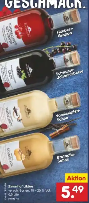 Netto Marken-Discount Zinselhof Likör Angebot