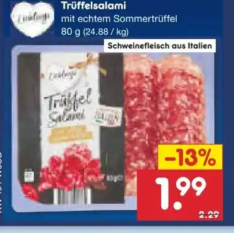 Netto Marken-Discount Lieblings Trüffelsalami Angebot