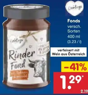 Netto Marken-Discount Lieblings Rinderfond Angebot