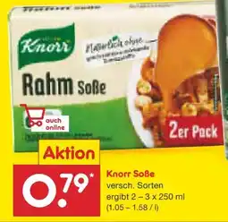 Netto Marken-Discount Knorr Rahmsoße Angebot