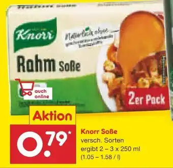 Netto Marken-Discount Knorr Rahmsoße Angebot