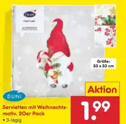 Netto Marken-Discount Duni Servietten Angebot