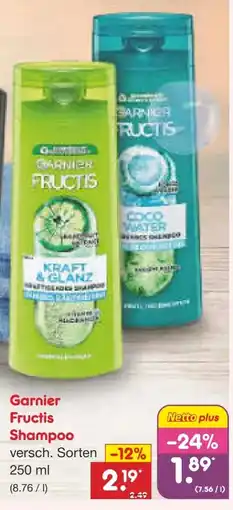 Netto Marken-Discount Garnier Fructis Shampoo Angebot
