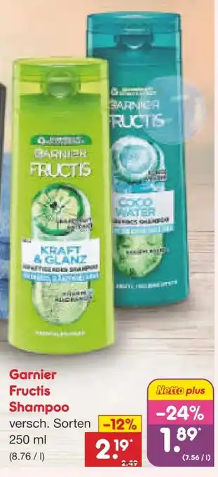 Netto Marken-Discount Garnier Fructis Shampoo Angebot