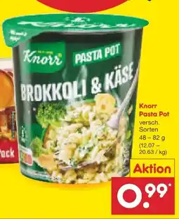 Netto Marken-Discount Knorr Pasta-Snack-Pot Brokkoli & Kase Angebot