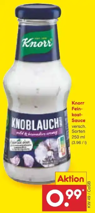 Netto Marken-Discount Knorr Feinkostsaucen Angebot