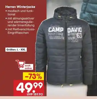 Netto Marken-Discount Camp David Herren-Winterjacke Angebot