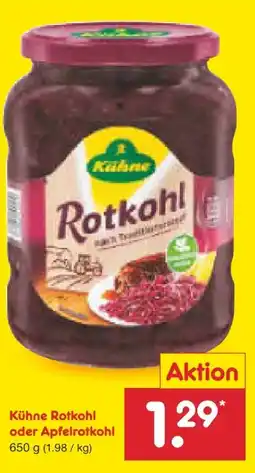 Netto Marken-Discount Kühne Rotkohl Angebot