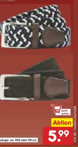 Netto Marken-Discount Spirit of Colours Stretchgürtel Angebot